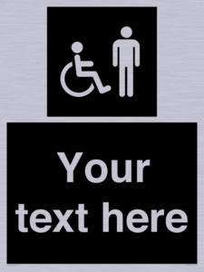 Custom information: black panel disabled and male